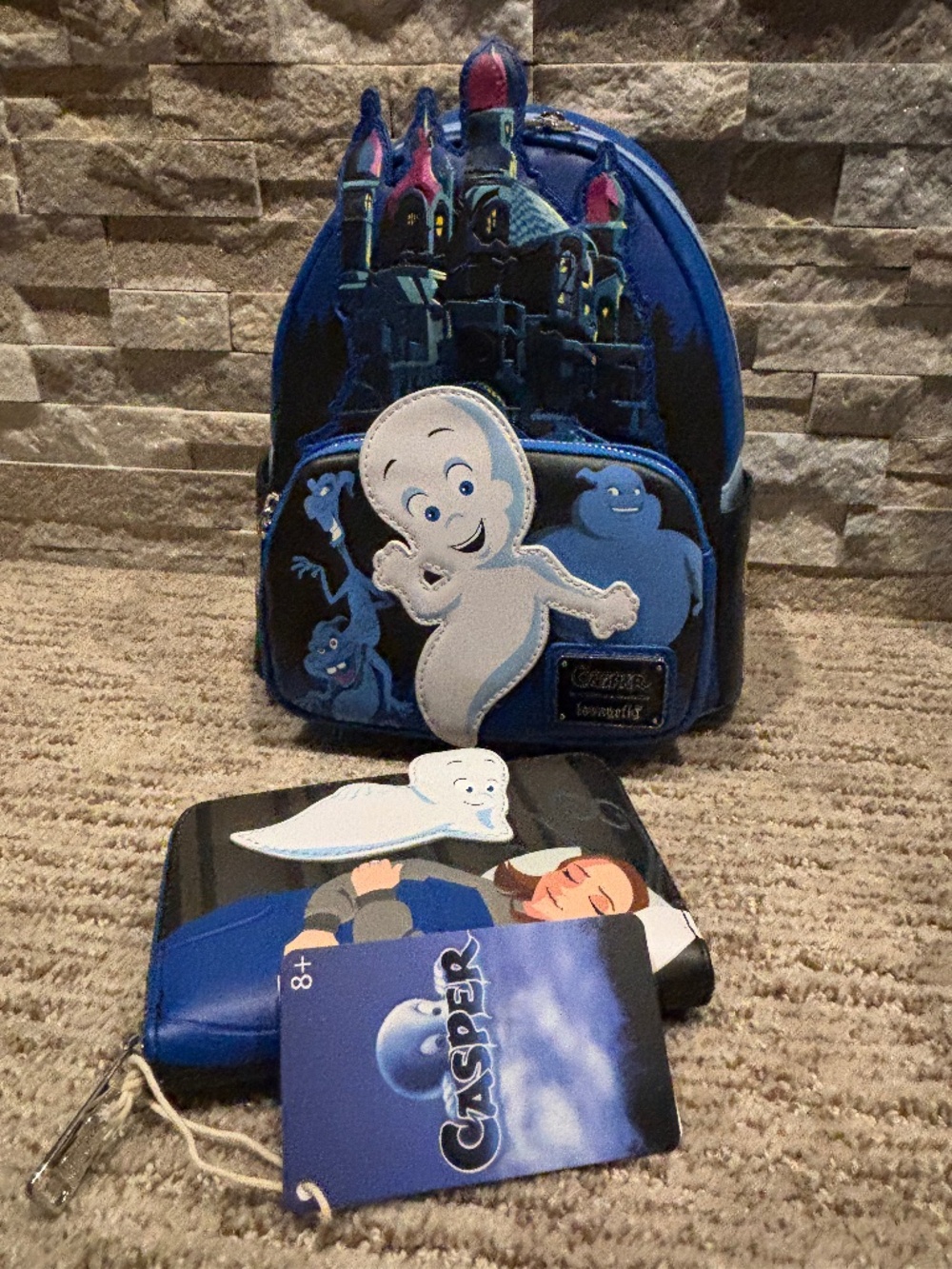 Loungefly Casper The Friendly Ghost Backpack & Wallet